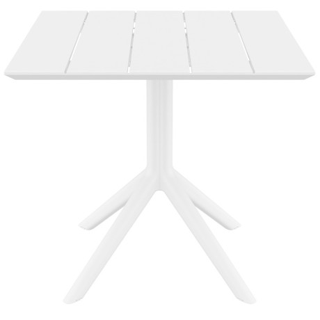 PARIS WHITE 80X80X74εκ. ΤΡΑΠΕΖΙ ΠΟΛ/ΝΙΟΥ