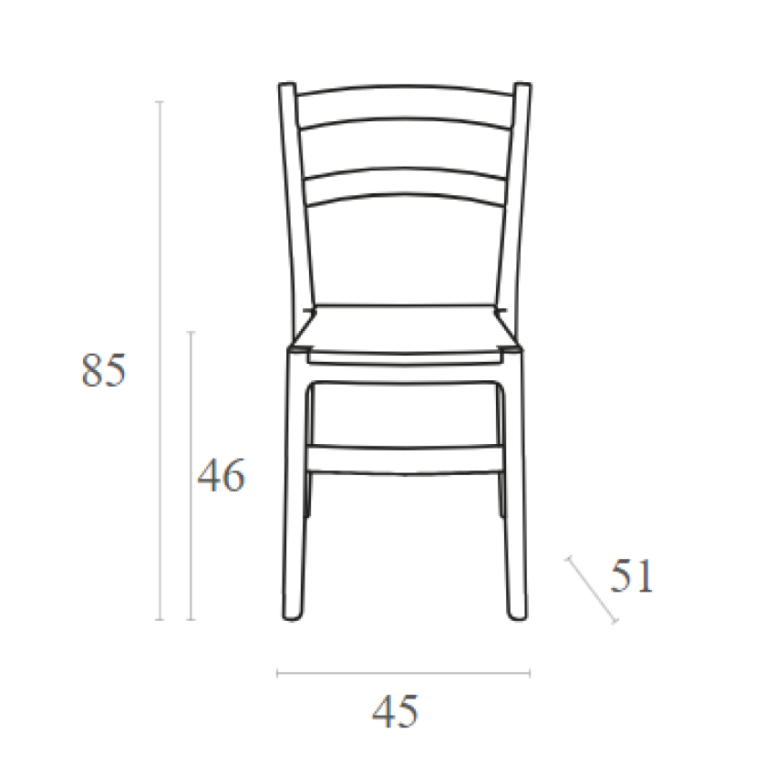 TIFFANY DARK GREY ΚΑΡΕΚΛΑ ΠΟΛ/ΝΙΟΥ