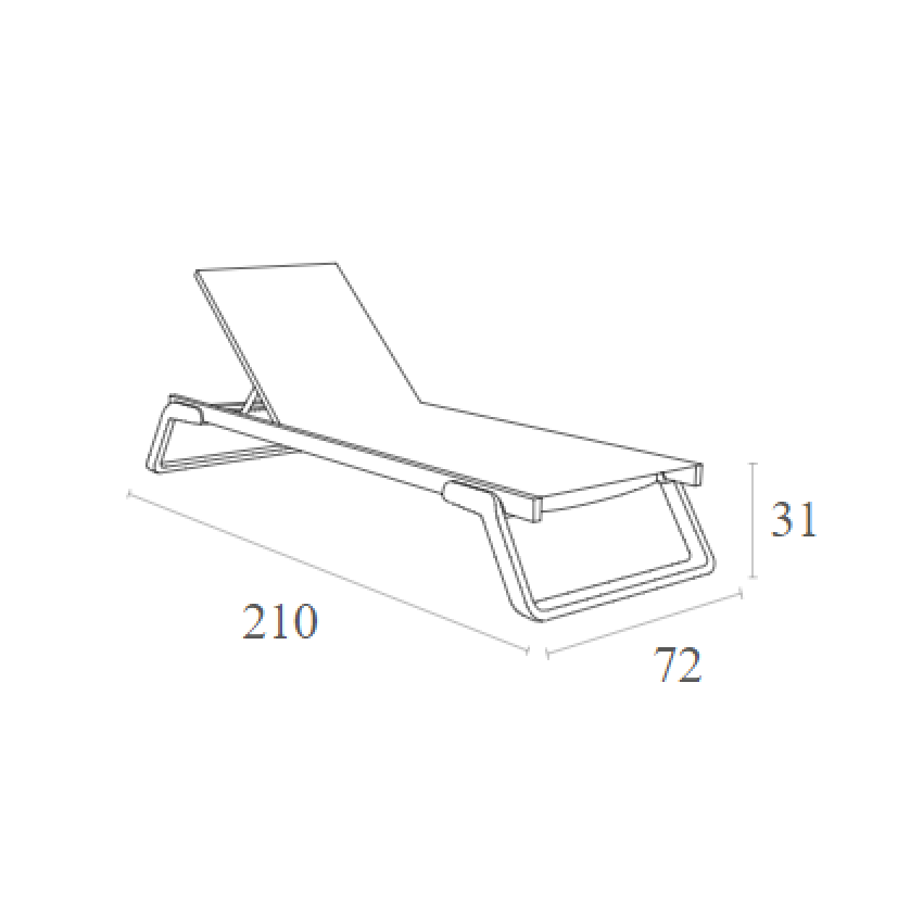 TROPIC ΞΑΠΛΩΣΤΡΑ WHITE/TAUPE ΑΛΟΥΜ-ΠΟΛ/ΝΙΟΥ