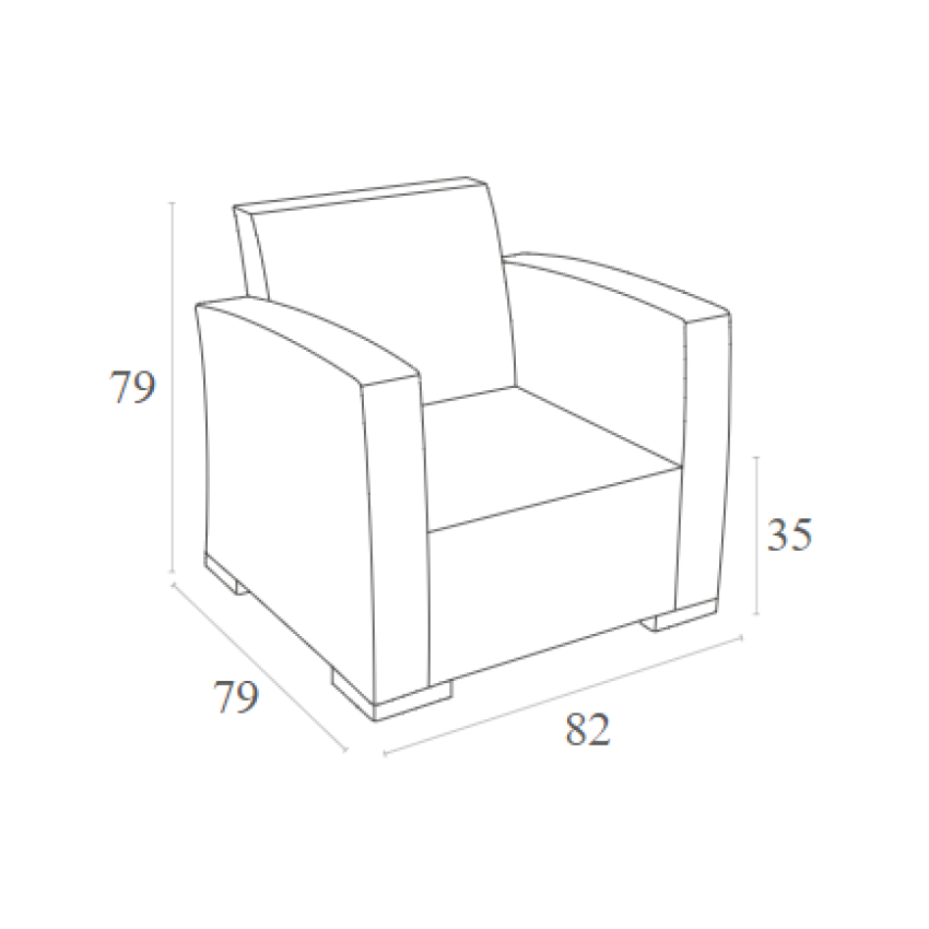 MONACO WHITE ΠΟΛΥΘΡΟΝΑ ΜΕ ΜΑΞ. ΠΟΛ/ΝΙΟΥ