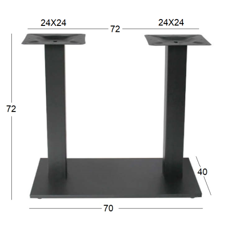 FLAT PROMO ΜΑΚΡΟΣΤΕΝΗ 70Χ40Χ72εκ.ΜΕΤΑΛΛΙΚΗ