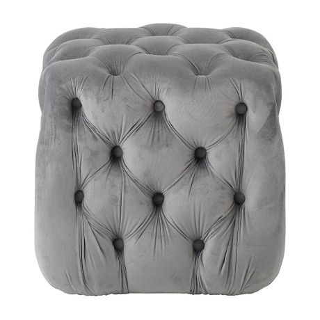 ASTRA ΣΚΑΜΠΟ GREY VELVET ΥΦΑΣΜΑ 45X45Χ45εκ.