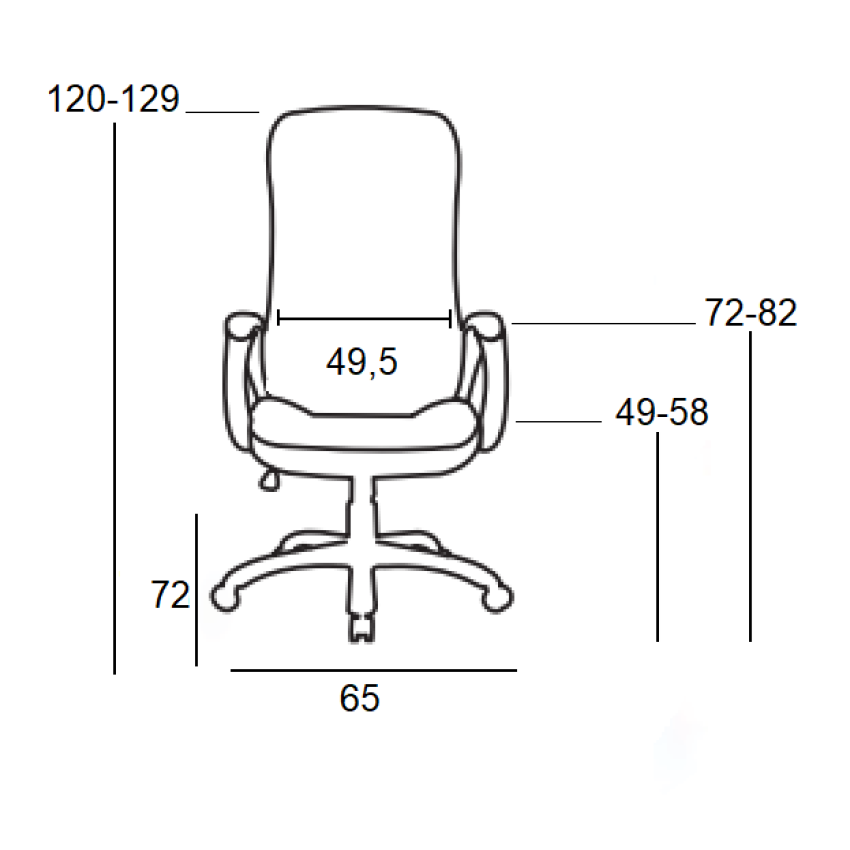 A8960 ΜΑΥΡΗ ΠΟΛΥΘΡΟΝΑ ΓΡΑΦΕΙΟΥ