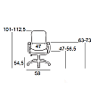 BS9600 ΜΑΥΡΟ PVC ΠΟΛΥΘΡΟΝΑ ΓΡΑΦΕΙΟΥ