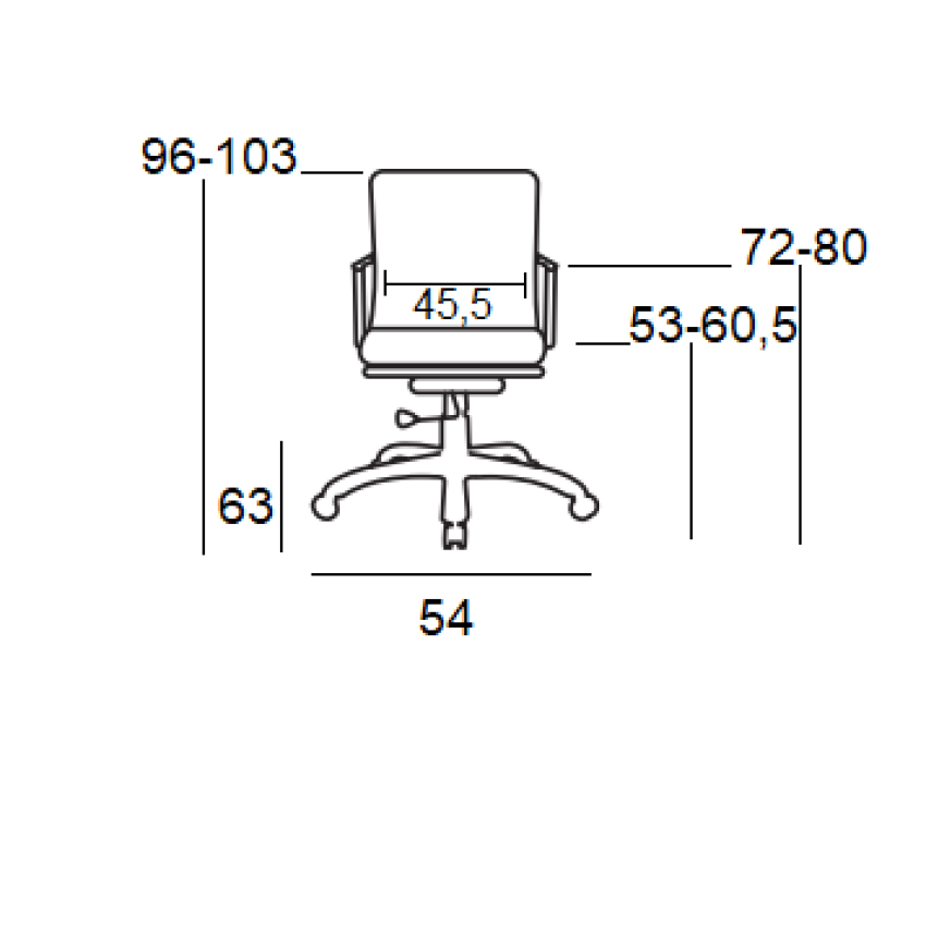A8100 ΜΑΥΡΗ ΠΟΛΥΘΡΟΝΑ ΓΡΑΦΕΙΟΥ