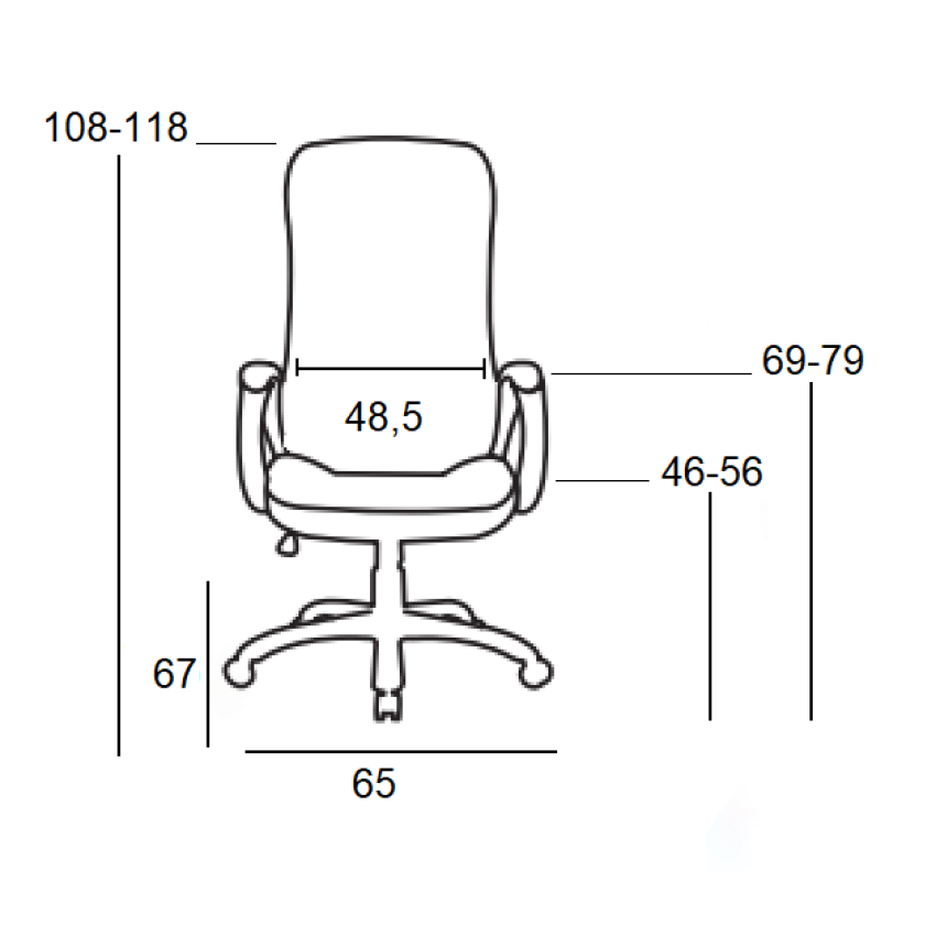 A9150 ΜΑΥΡΗ ΠΟΛΥΘΡΟΝΑ ΓΡΑΦΕΙΟΥ