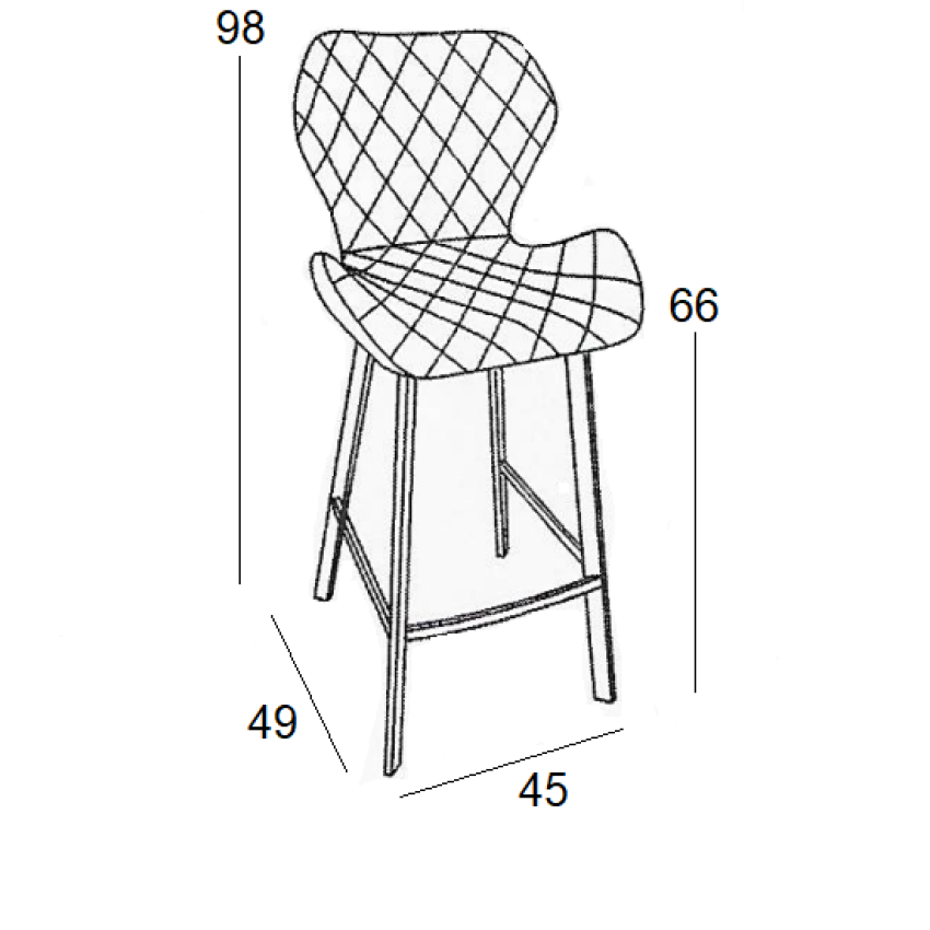 Σκαμπό Μπάρ 2τμχ Martin Γκρί Ύφασμα 48x46x65/97εκ. Σκαμπό Μπάρ 2τμχ Martin Γκρί Ύφασμα 48x46x65/97εκ.