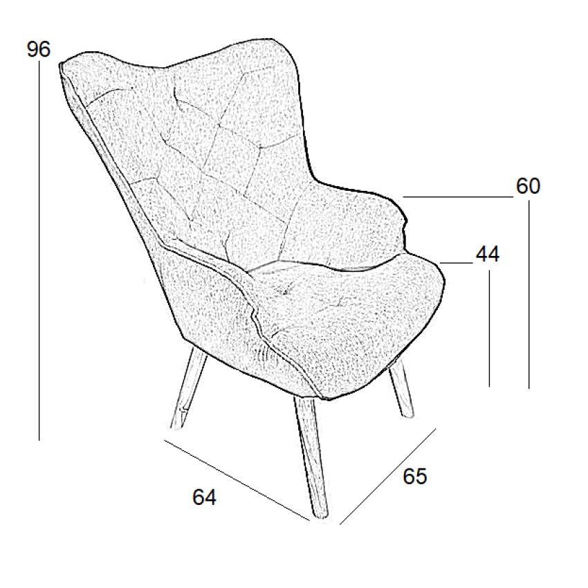 ADRIA ΜΠΕΡΖΕΡΑ DARK GREY ΥΦΑΣΜΑ