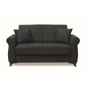 LENA BLACK ΥΦΑΣΜΑ 2ΘΕΣΙΟΣ ΚΑΝΑΠΕΣ/ΚΡΕΒΑΤΙ ΜΕ ΑΠΟΘ.ΧΩΡΟ 150Χ80εκ. LENA BLACK ΥΦΑΣΜΑ 2ΘΕΣΙΟΣ ΚΑΝΑΠΕΣ/ΚΡΕΒΑΤΙ ΜΕ ΑΠΟΘ.ΧΩΡΟ 150Χ80εκ.