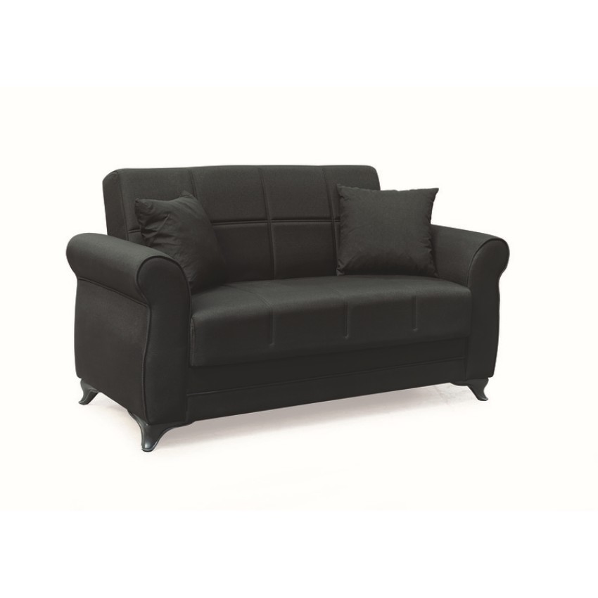 LENA BLACK ΥΦΑΣΜΑ 2ΘΕΣΙΟΣ ΚΑΝΑΠΕΣ/ΚΡΕΒΑΤΙ ΜΕ ΑΠΟΘ.ΧΩΡΟ 150Χ80εκ. LENA BLACK ΥΦΑΣΜΑ 2ΘΕΣΙΟΣ ΚΑΝΑΠΕΣ/ΚΡΕΒΑΤΙ ΜΕ ΑΠΟΘ.ΧΩΡΟ 150Χ80εκ.