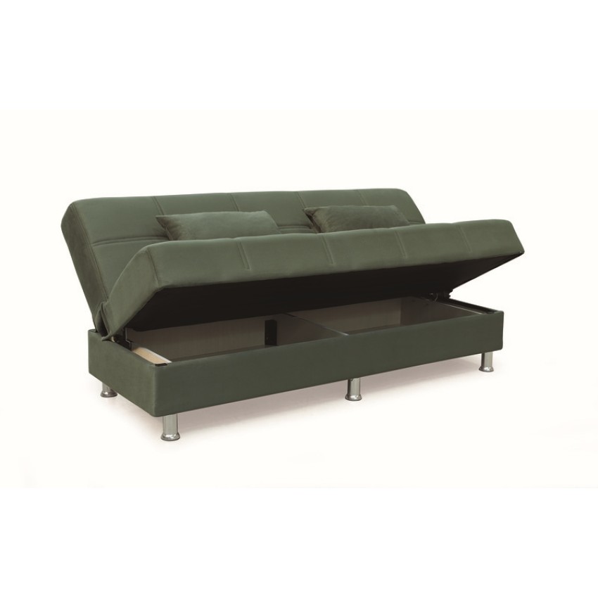 FELINA GREEN ΥΦΑΣΜΑ 3ΘΕΣΙΟΣ ΚΑΝΑΠΕΣ/ΚΡΕΒΑΤΙ ΜΕ ΑΠΟΘ.ΧΩΡΟ 180X90εκ. FELINA GREEN ΥΦΑΣΜΑ 3ΘΕΣΙΟΣ ΚΑΝΑΠΕΣ/ΚΡΕΒΑΤΙ ΜΕ ΑΠΟΘ.ΧΩΡΟ 180X90εκ.