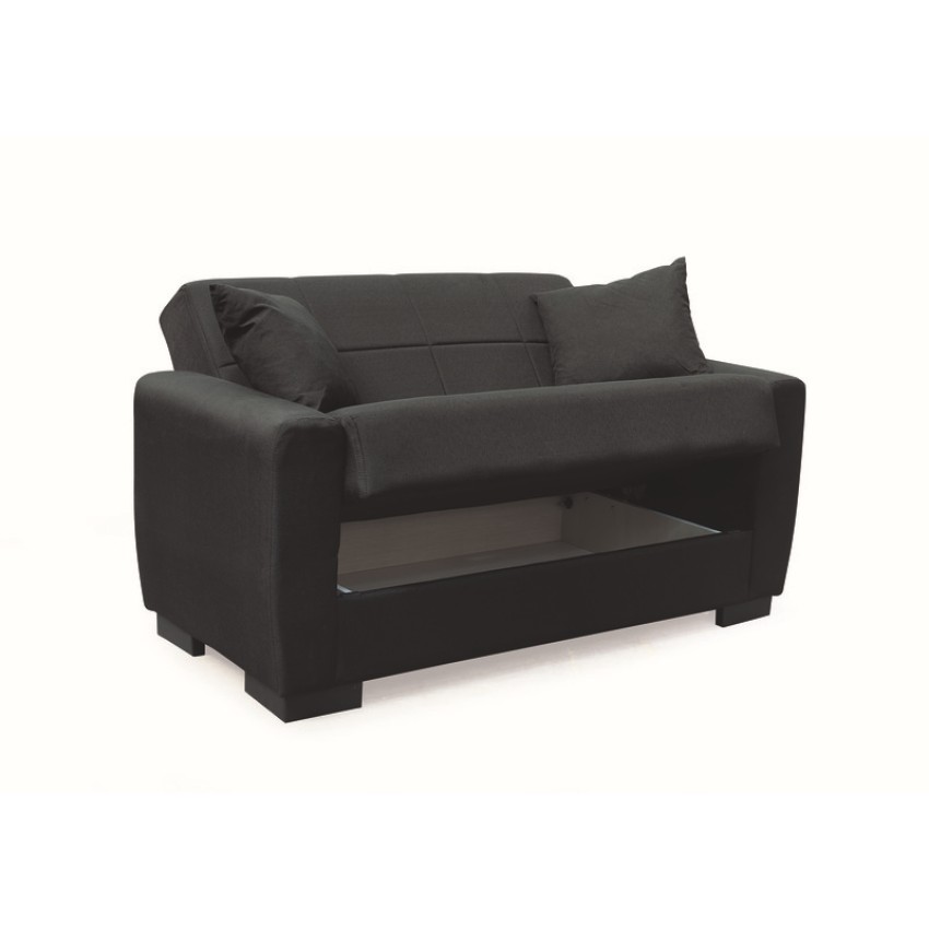 ANIMA BLACK ΥΦΑΣΜΑ 2ΘΕΣΙΟΣ ΚΑΝΑΠΕΣ/ΚΡΕΒΑΤΙ ΜΕ ΑΠΟΘ.ΧΩΡΟ 150Χ80εκ. ANIMA BLACK ΥΦΑΣΜΑ 2ΘΕΣΙΟΣ ΚΑΝΑΠΕΣ/ΚΡΕΒΑΤΙ ΜΕ ΑΠΟΘ.ΧΩΡΟ 150Χ80εκ.