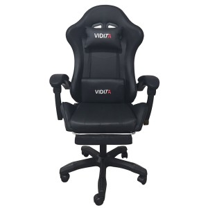 A6060 ΜΑΥΡΟ ΠΟΛΥΘΡΟΝΑ GAMING/ΜΕ ΥΠΟΠΟΔΙΟ