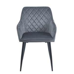 SIENA GREY VELVET ΥΦΑΣΜΑ ΠΟΛΥΘΡΟΝΑ ΜΕΤΑΛΛΙΚΗ