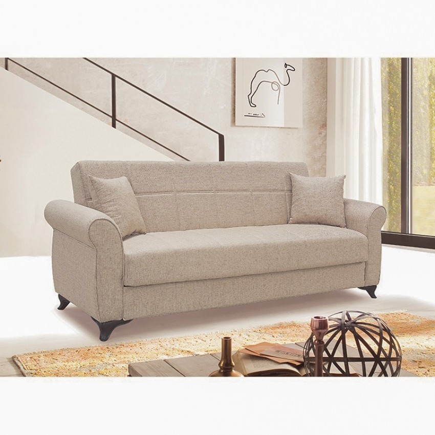 LENA LIGHT BROWN ΥΦΑΣΜΑ 3ΘΕΣΙΟΣ ΚΑΝΑΠΕΣ/ΚΡΕΒΑΤΙ ΜΕ ΑΠΟΘ.ΧΩΡΟ 210X80εκ. LENA LIGHT BROWN ΥΦΑΣΜΑ 3ΘΕΣΙΟΣ ΚΑΝΑΠΕΣ/ΚΡΕΒΑΤΙ ΜΕ ΑΠΟΘ.ΧΩΡΟ 210X80εκ.