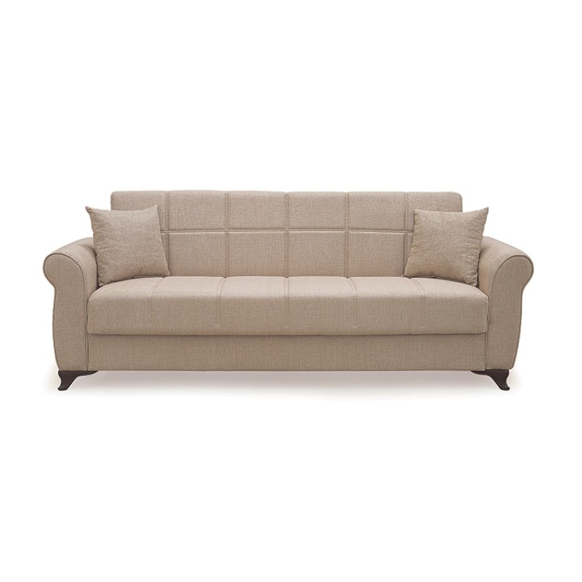 LENA LIGHT BROWN ΥΦΑΣΜΑ 3ΘΕΣΙΟΣ ΚΑΝΑΠΕΣ/ΚΡΕΒΑΤΙ ΜΕ ΑΠΟΘ.ΧΩΡΟ 210X80εκ. LENA LIGHT BROWN ΥΦΑΣΜΑ 3ΘΕΣΙΟΣ ΚΑΝΑΠΕΣ/ΚΡΕΒΑΤΙ ΜΕ ΑΠΟΘ.ΧΩΡΟ 210X80εκ.