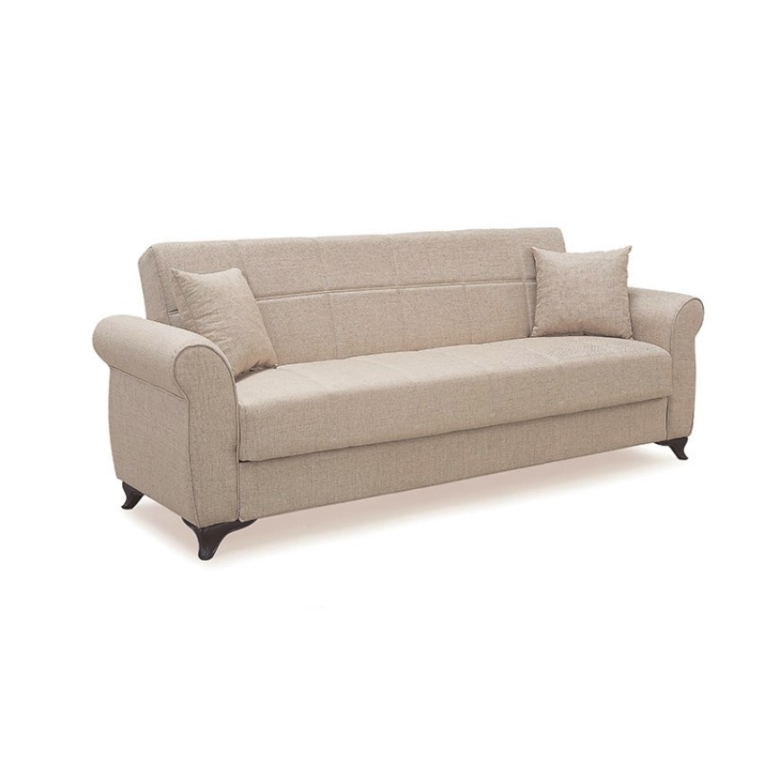 LENA LIGHT BROWN ΥΦΑΣΜΑ 3ΘΕΣΙΟΣ ΚΑΝΑΠΕΣ/ΚΡΕΒΑΤΙ ΜΕ ΑΠΟΘ.ΧΩΡΟ 210X80εκ. LENA LIGHT BROWN ΥΦΑΣΜΑ 3ΘΕΣΙΟΣ ΚΑΝΑΠΕΣ/ΚΡΕΒΑΤΙ ΜΕ ΑΠΟΘ.ΧΩΡΟ 210X80εκ.