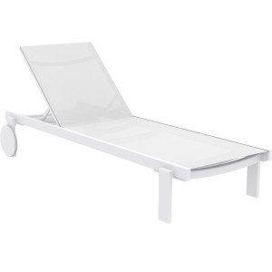 CASABLANCA ΞΑΠΛΩΣΤΡΑ WHITE/WHITE ΑΛΟΥΜ-ΠΟΛ/ΝΙΟΥ