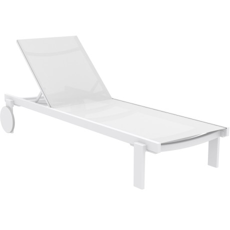 CASABLANCA ΞΑΠΛΩΣΤΡΑ WHITE/WHITE ΑΛΟΥΜ-ΠΟΛ/ΝΙΟΥ