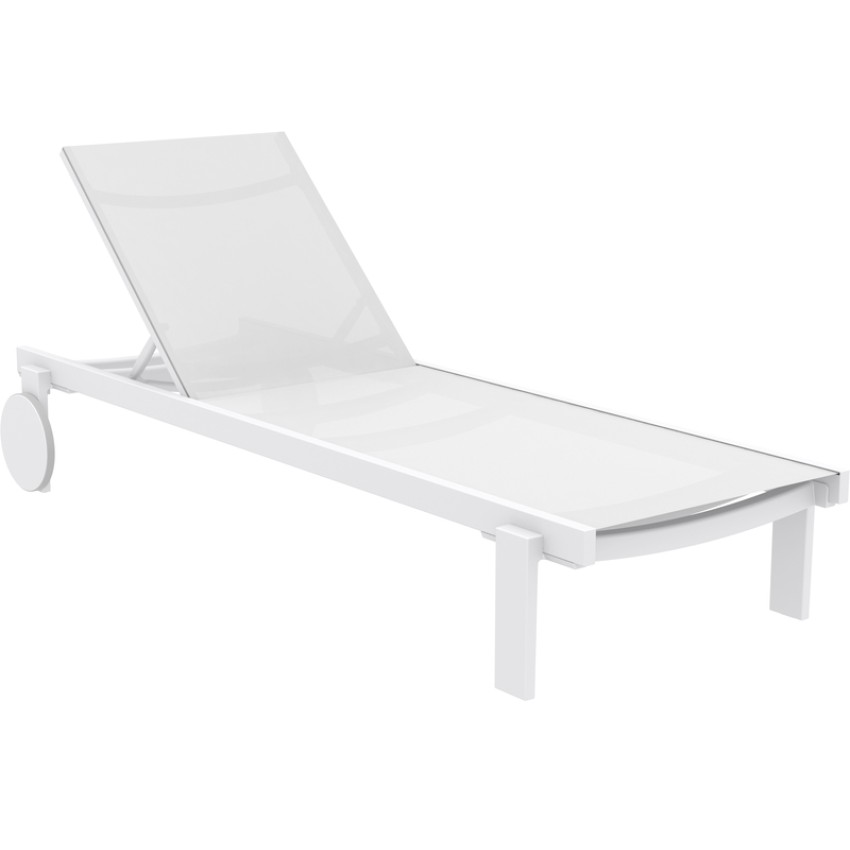 CASABLANCA ΞΑΠΛΩΣΤΡΑ WHITE/WHITE ΑΛΟΥΜ-ΠΟΛ/ΝΙΟΥ