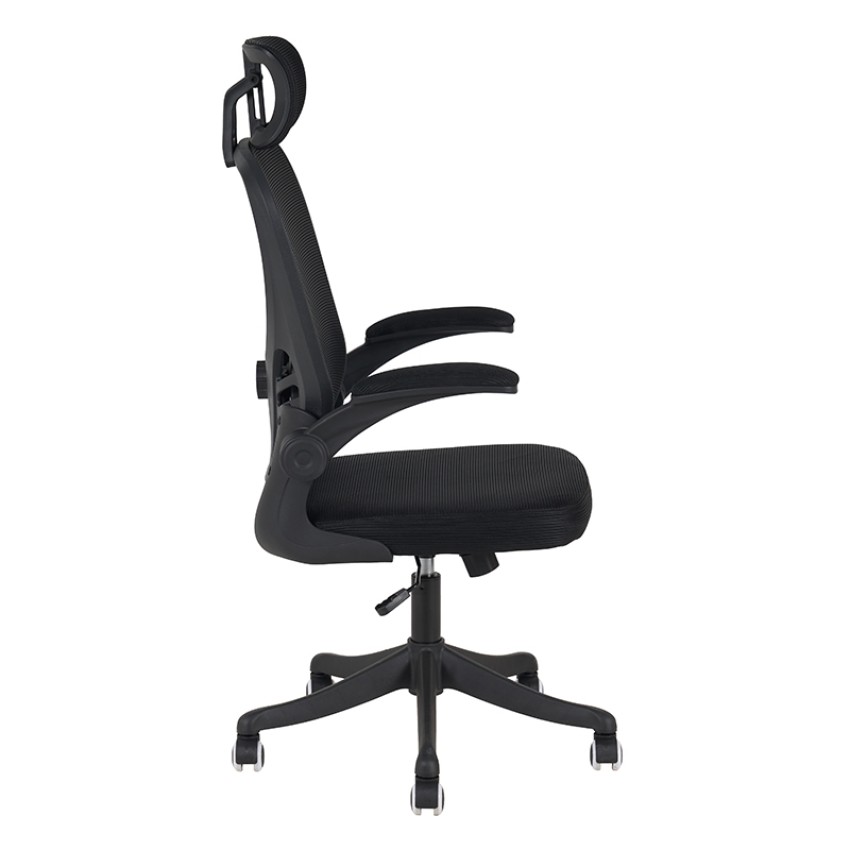 A6225 ΜΑΥΡO MESH ΠΟΛΥΘΡΟΝΑ ΓΡΑΦΕΙΟΥ