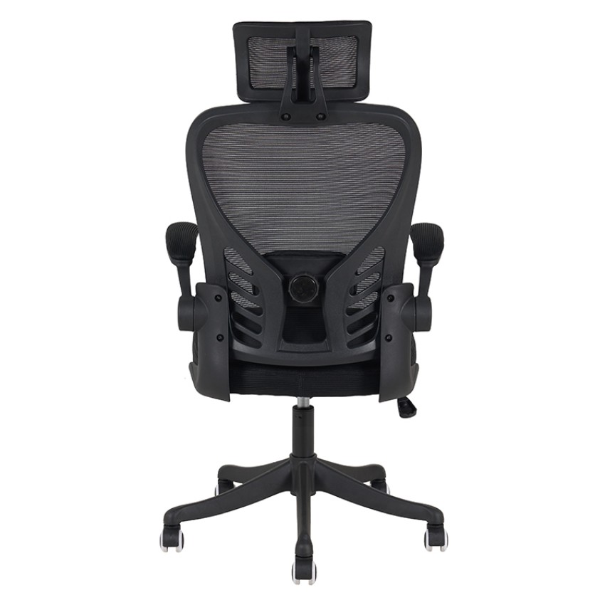 A6225 ΜΑΥΡO MESH ΠΟΛΥΘΡΟΝΑ ΓΡΑΦΕΙΟΥ