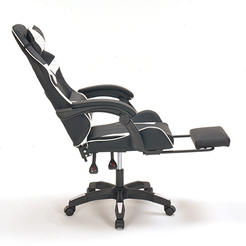 A9937 ΜΑΥΡΟ/ΛΕΥΚΟ PVC ΠΟΛΥΘΡΟΝΑ GAMING/ΜΕ ΥΠΟΠΟΔΙΟ