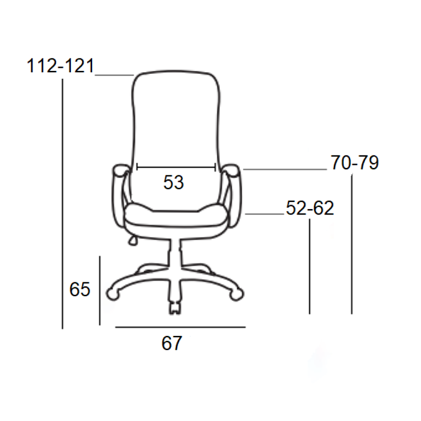 A9938 ΜΑΥΡΟ PVC ΠΟΛΥΘΡΟΝΑ ΓΡΑΦΕΙΟΥ