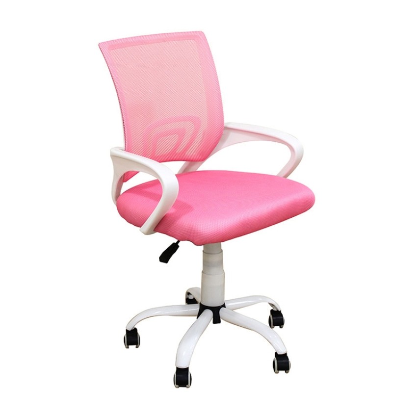 A1850 S ΛΕΥΚΟ/ΡΟΖ MESH ΠΟΛΥΘΡΟΝΑ ΓΡΑΦΕΙΟΥ