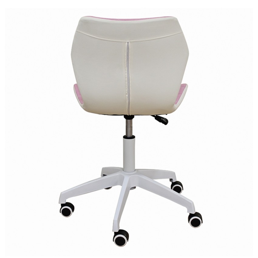 A1700-W ΛΕΥΚΟ/ΡΟΖ ΥΦΑΣΜΑ ΚΑΡΕΚΛΑ ΓΡΑΦΕΙΟΥ