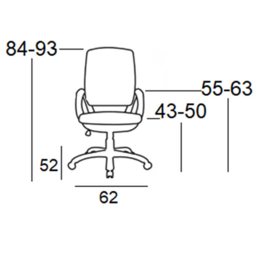 A1850 S ΧΡΩΜΙΟ/ΜΑΥΡΟ MESH ΠΟΛΥΘΡΟΝΑ ΓΡΑΦΕΙΟΥ