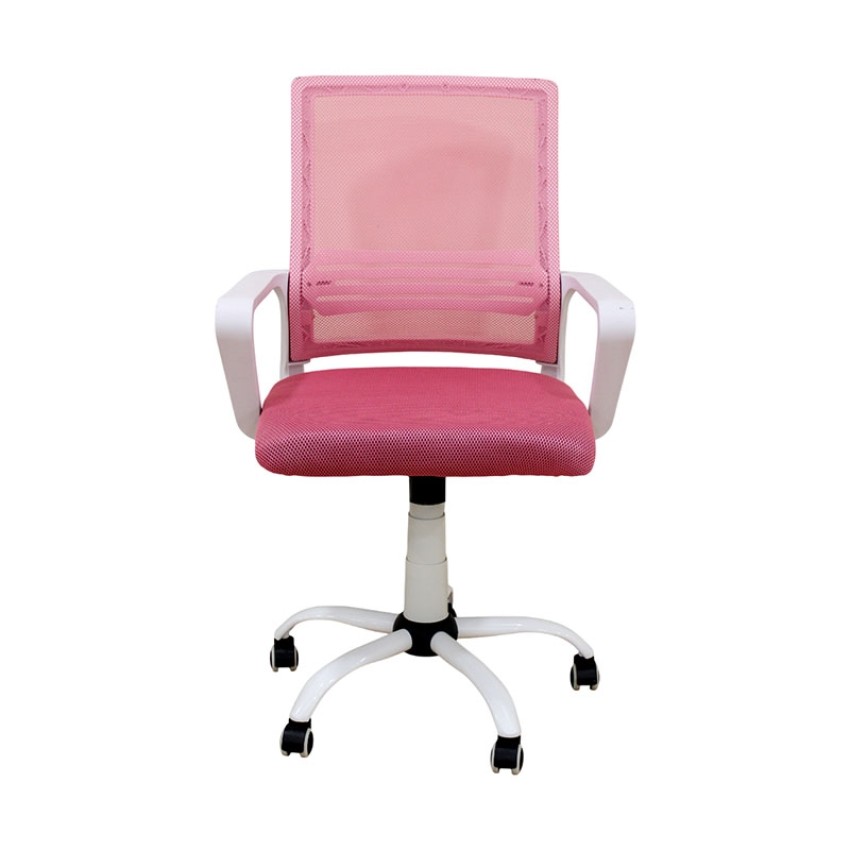 A1600-W ΛΕΥΚΟ/ΡΟΖ MESH ΠΟΛΥΘΡΟΝΑ ΓΡΑΦΕΙΟΥ A1600-W ΛΕΥΚΟ/ΡΟΖ MESH ΠΟΛΥΘΡΟΝΑ ΓΡΑΦΕΙΟΥ