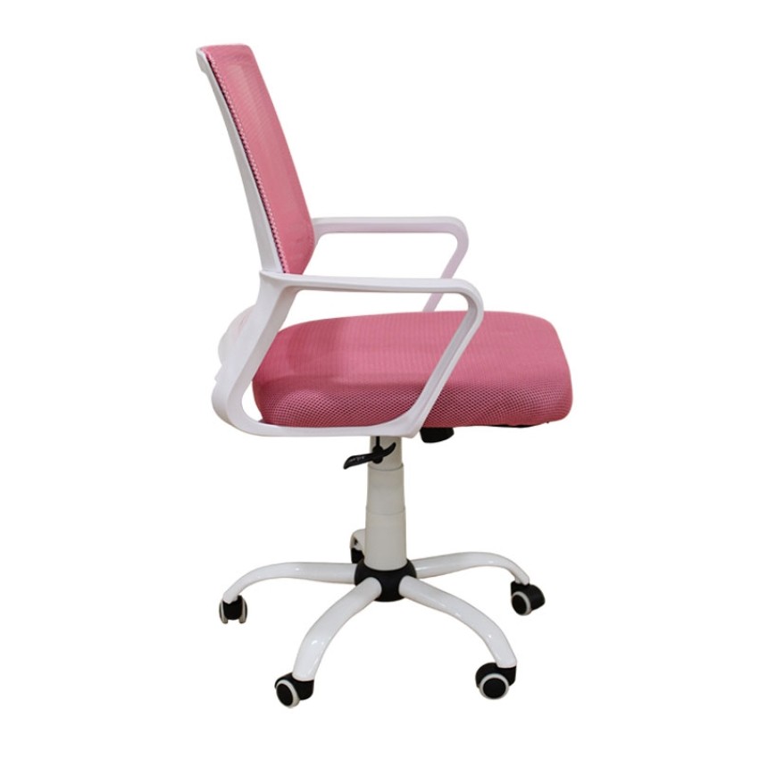 A1600-W ΛΕΥΚΟ/ΡΟΖ MESH ΠΟΛΥΘΡΟΝΑ ΓΡΑΦΕΙΟΥ A1600-W ΛΕΥΚΟ/ΡΟΖ MESH ΠΟΛΥΘΡΟΝΑ ΓΡΑΦΕΙΟΥ