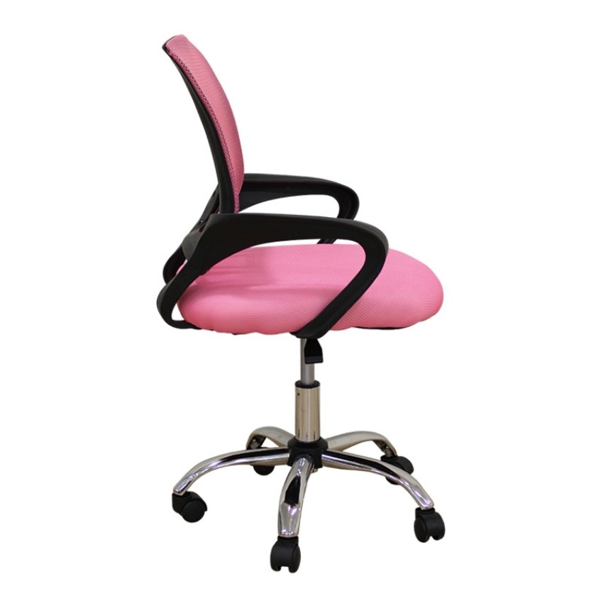 A1850 S ΧΡΩΜΙΟ/ΡΟΖ MESH ΠΟΛΥΘΡΟΝΑ ΓΡΑΦΕΙΟΥ