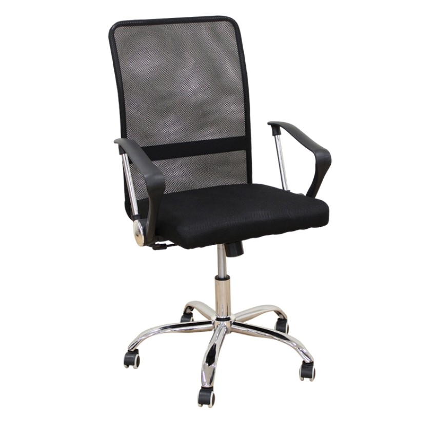 A9946 ΜΑΥΡΟ MESH ΠΟΛΥΘΡΟΝΑ ΓΡΑΦΕΙΟΥ