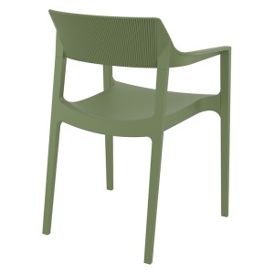 TULUM OLIVE GREEN ΠΟΛΥΘΡΟΝΑ ΠΟΛ/ΝΙΟΥ 55X52X79εκ.