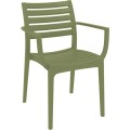 ARTEMIS OLIVE GREEN ΠΟΛΥΘΡΟΝΑ ΠΟΛ/ΝΙΟΥ 58X58X83.5εκ.