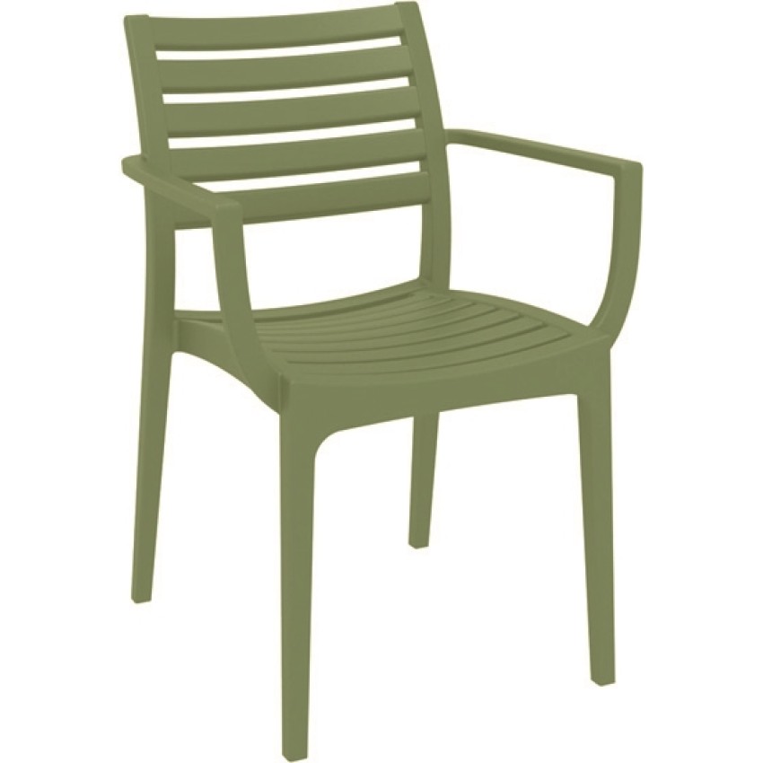 ARTEMIS OLIVE GREEN ΠΟΛΥΘΡΟΝΑ ΠΟΛ/ΝΙΟΥ 58X58X83.5εκ.