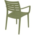 ARTEMIS OLIVE GREEN ΠΟΛΥΘΡΟΝΑ ΠΟΛ/ΝΙΟΥ 58X58X83.5εκ.