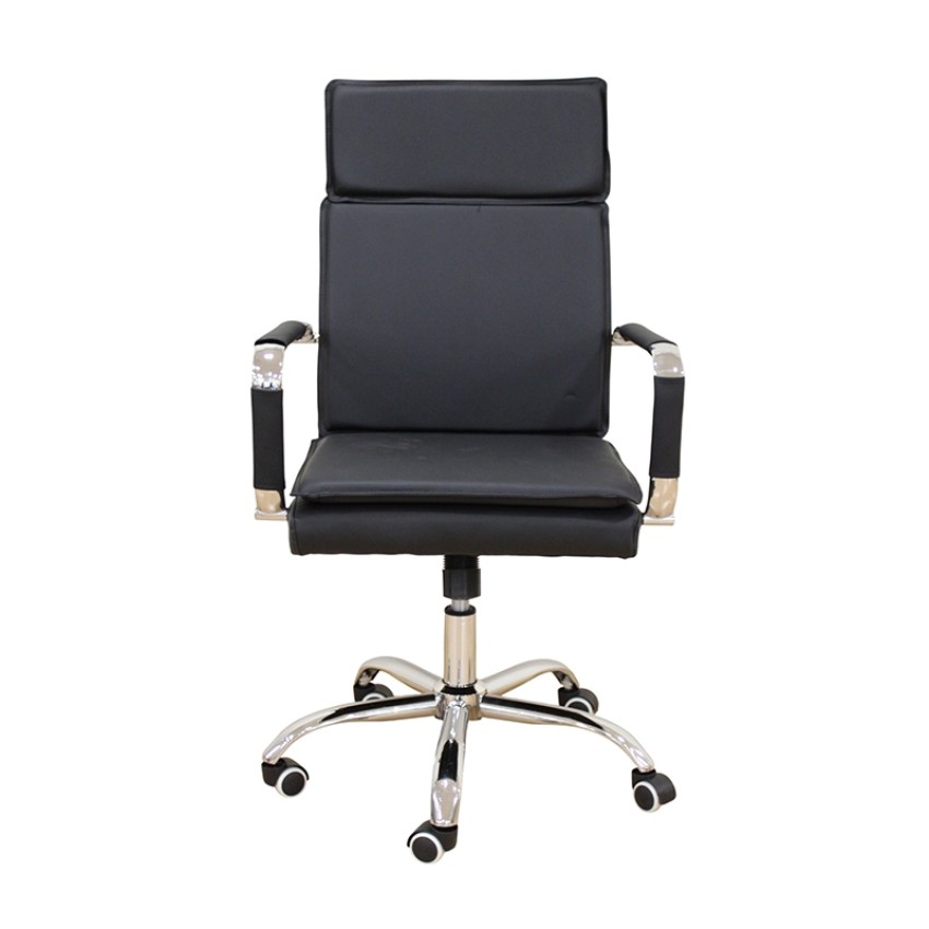 A9953 ΜΑΥΡΟ PU ΠΟΛΥΘΡΟΝΑ ΓΡΑΦΕΙΟΥ 59Χ62Χ48-99/57-108εκ.