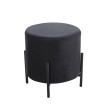 BELLA/R ΣΚΑΜΠΟ BLACK VELVET ΥΦΑΣΜΑ Φ.35Χ38εκ.