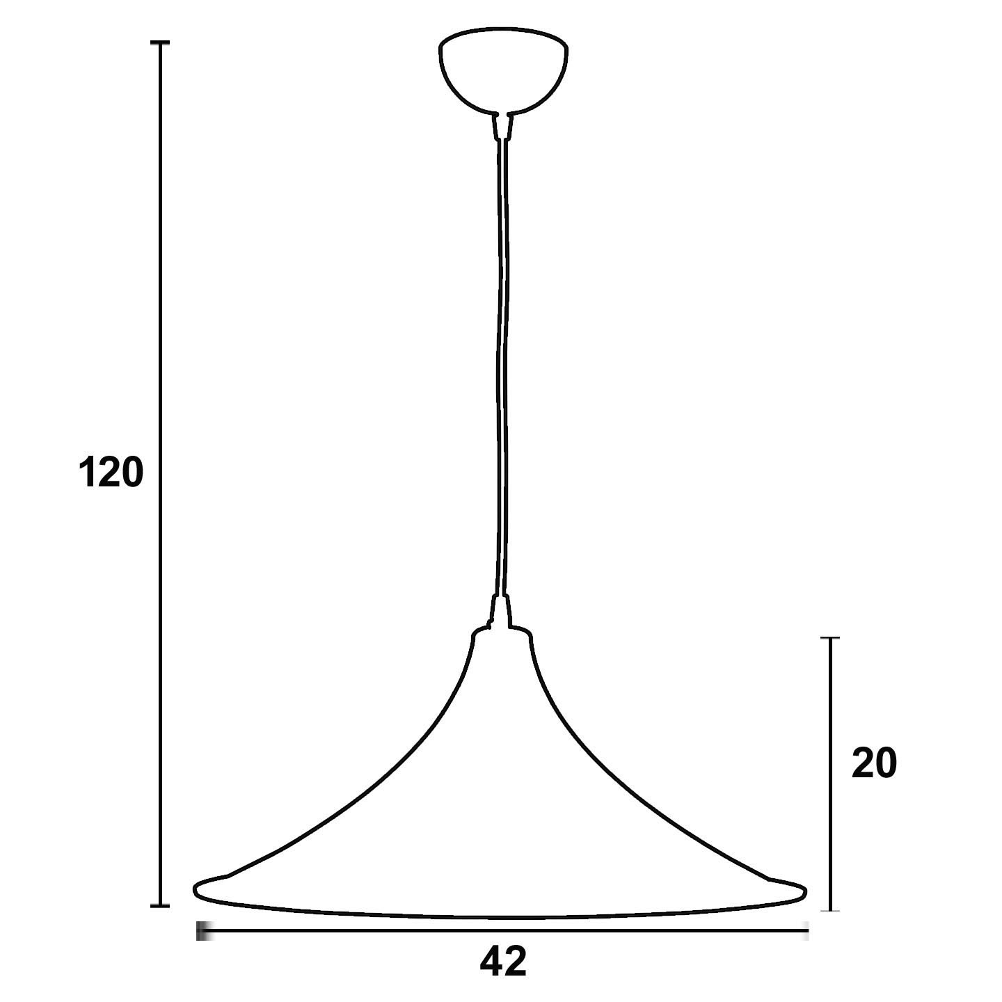 Plexiglass pental κρεμαστό φωτιστικό μονόφωτο σε μαύρο/ασημί Ε27 Φ42