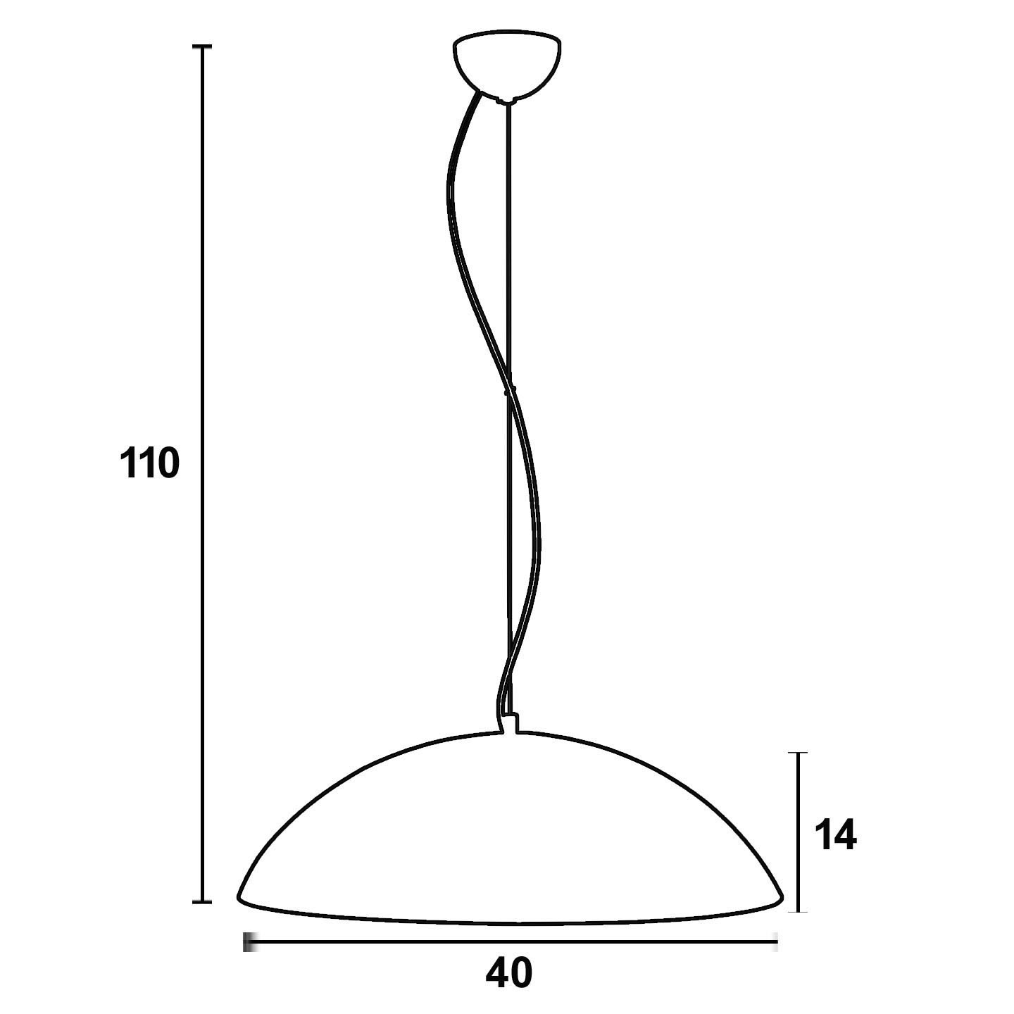 Plexiglass pental φωτιστικό μονόφωτο σε μαύρο & χρυσό Ε27 Φ40