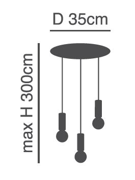 Se21-Nm-4-3Nm Adept Tube Nickel Matt Κρεμαστό Φωτιστικό