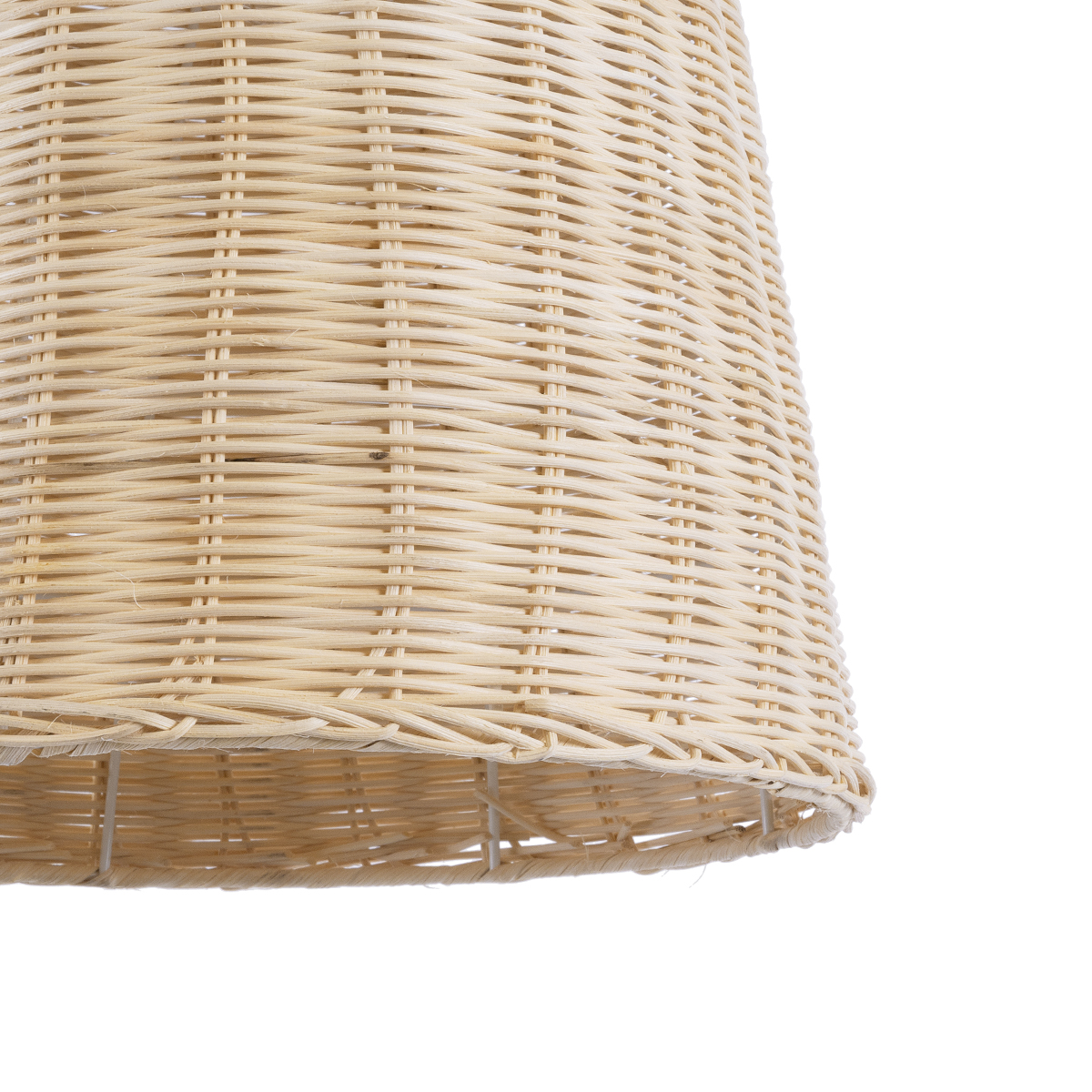 Bamboo Glint® Κρεμαστό Φωτιστικό σε Μπεζ 1 X E27 - Φ30 X Υ47Cm