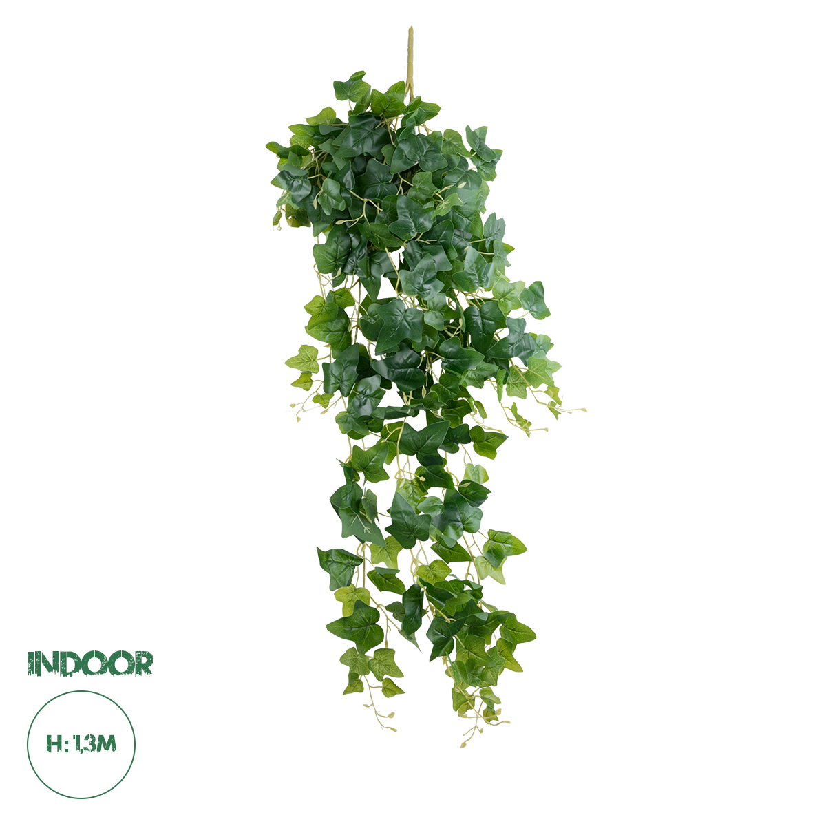 Τεχνητός Κήπος Ivy Hanging Branch Glint® Τεχνητό Διακοσμητικό Κρεμαστό Φυτό Κισσός Υ130Cm