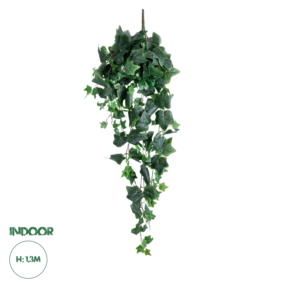 Τεχνητός Κήπος Ivy Hanging Branch Glint® Τεχνητό Διακοσμητικό Κρεμαστό Φυτό Κισσός Υ130Cm