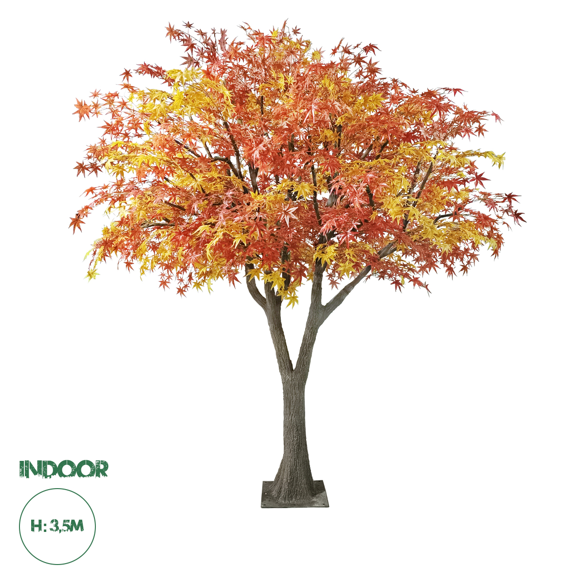 Τεχνητός Κήπος Autumn Maple Tree Glint® Τεχνητό Διακοσμητικό Δέντρο Φθινοπωρινός Σφένδαμος Υ350Cm