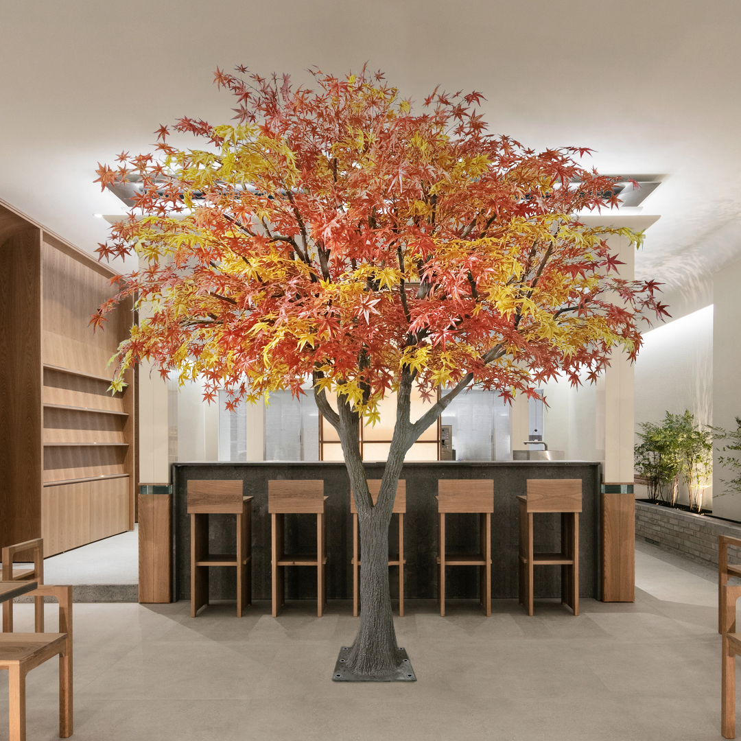 Τεχνητός Κήπος Autumn Maple Tree Glint® Τεχνητό Διακοσμητικό Δέντρο Φθινοπωρινός Σφένδαμος Υ350Cm