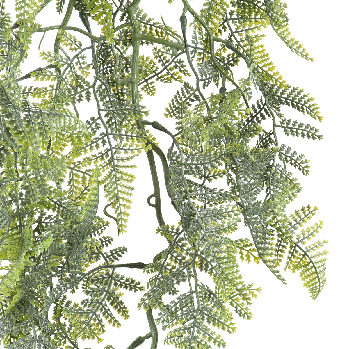 Τεχνητός Κήπος Fern Hanging Branch Glint® Τεχνητό Διακοσμητικό Κρεμαστό Φυτό Φτέρη Υ89Cm